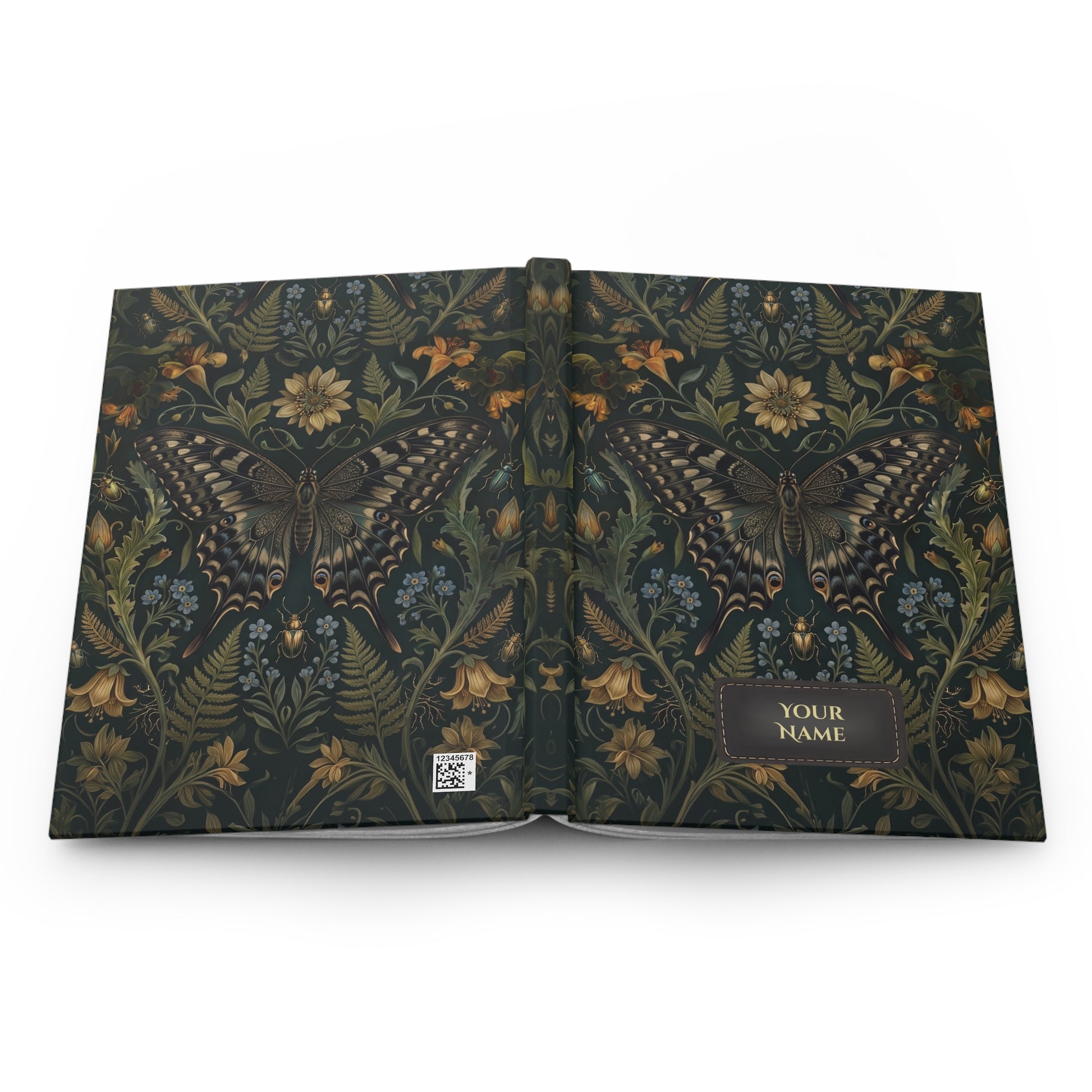 Botanical Hardcover Journal – Floral Vintage Lined Notebook - LucyKay store
