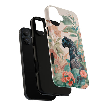 Panther Floral Tough Phone Case - LucyKay store
