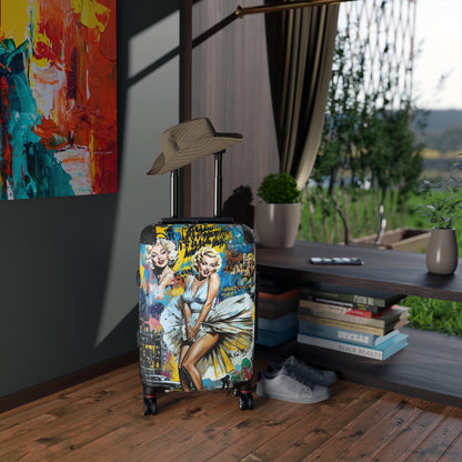 Marilyn Monroe Suitcase – Pop Art Graffiti Travel Luggage - LucyKay store