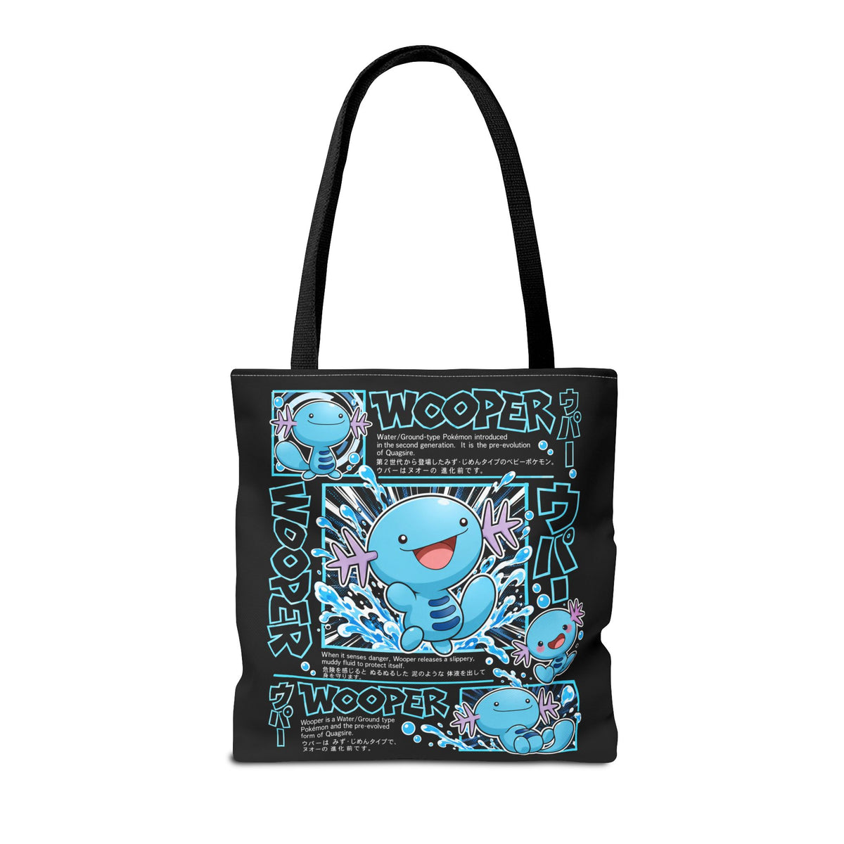 Inspired Cute Blue Character Tote Bag