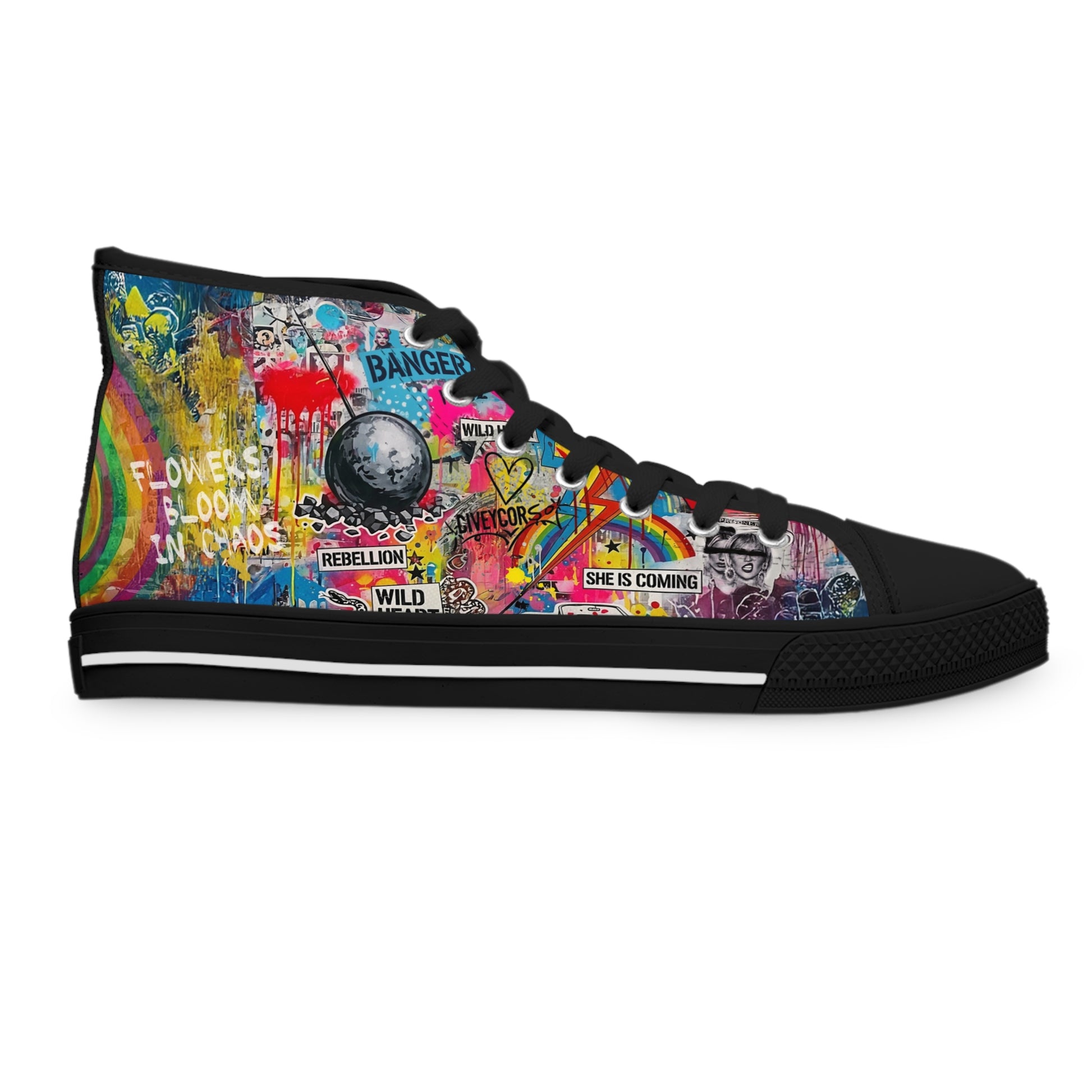 Women’s Graffiti High Top Sneakers - LucyKay store