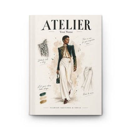 Personalized Fashion Sketchbook | Hardcover Blank Journal