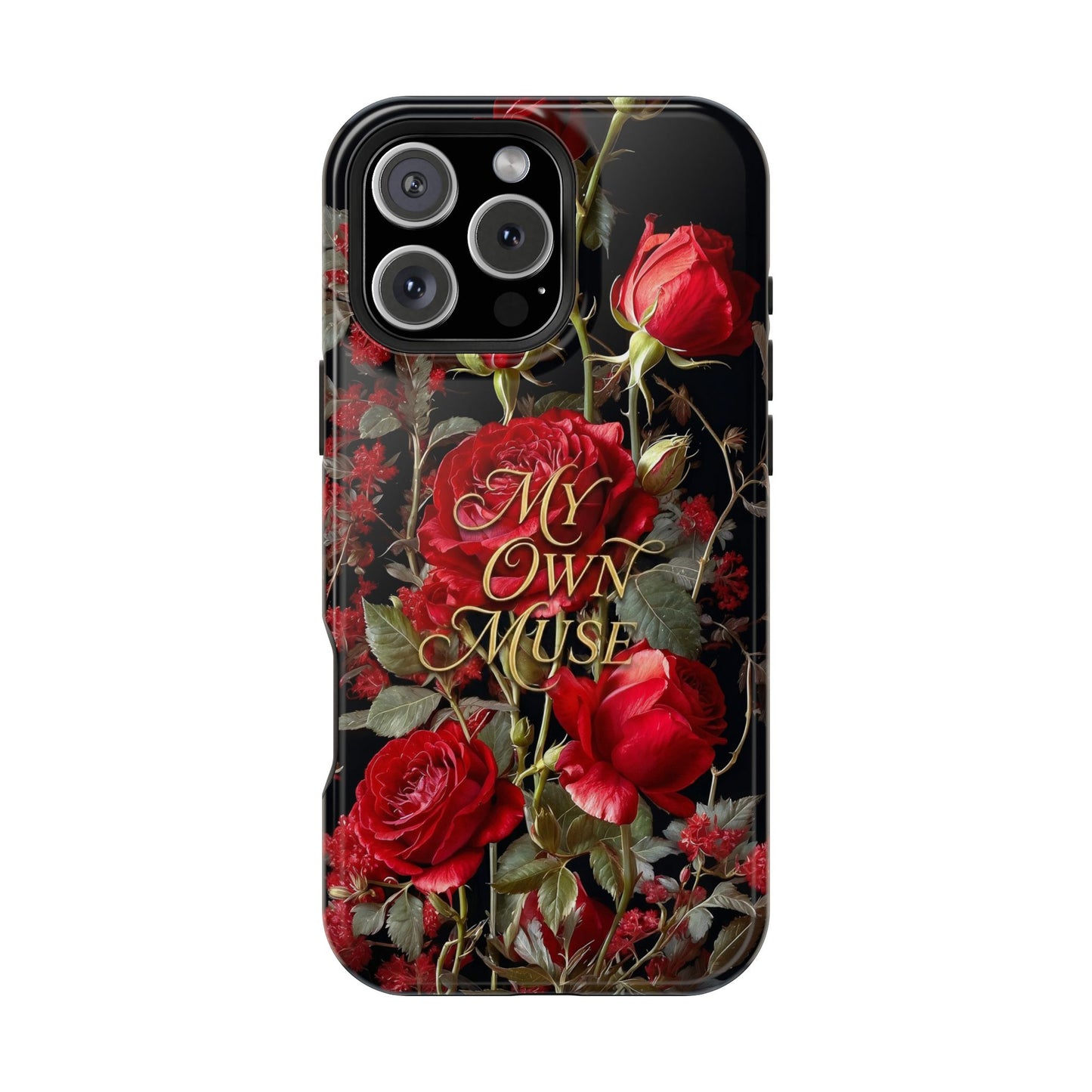 Red Rose Floral iPhone Case - Impact - Resistant Dual - Layer - LucyKay store