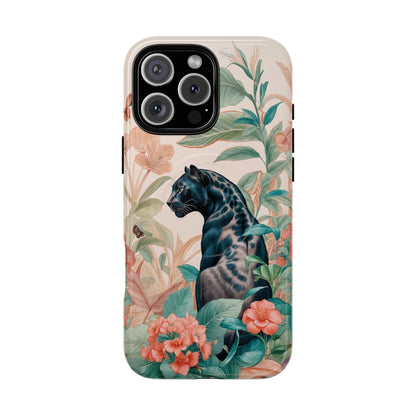Panther Floral Tough Phone Case - LucyKay store