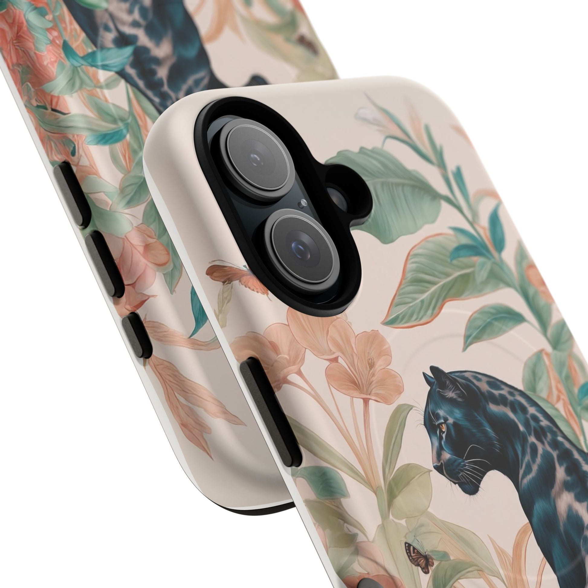 Panther Floral Tough Phone Case - LucyKay store