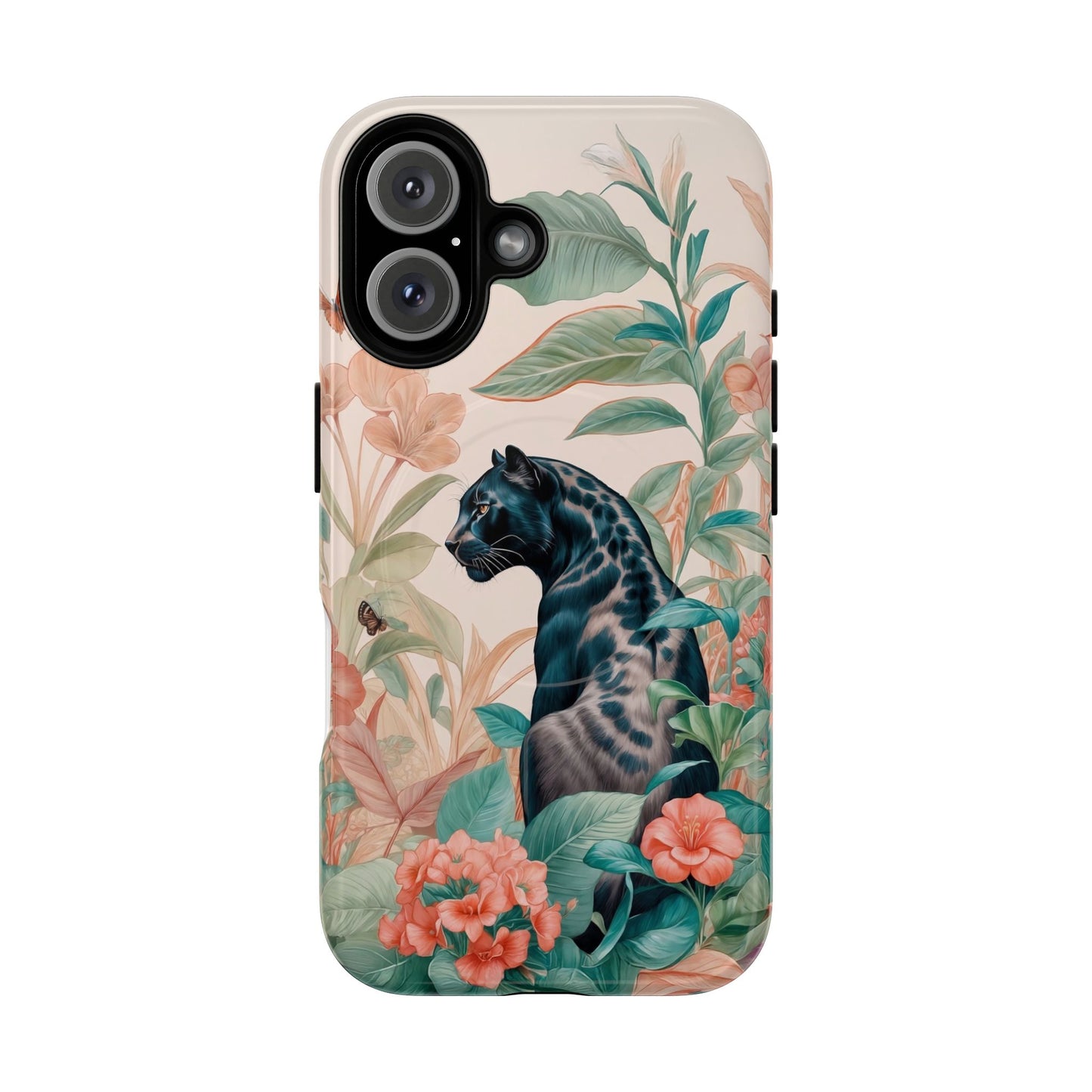 Panther Floral Tough Phone Case - LucyKay store