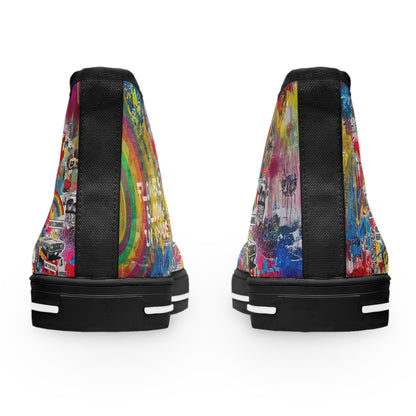 Women’s Graffiti High Top Sneakers - LucyKay store