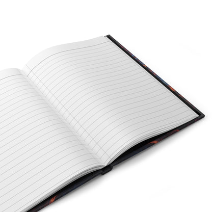 Cuaderno de tapa dura mate - Leo, signo del zodiaco, astrología, A5
