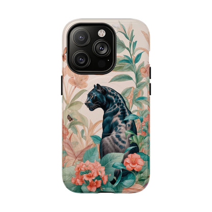 Panther Floral Tough Phone Case - LucyKay store