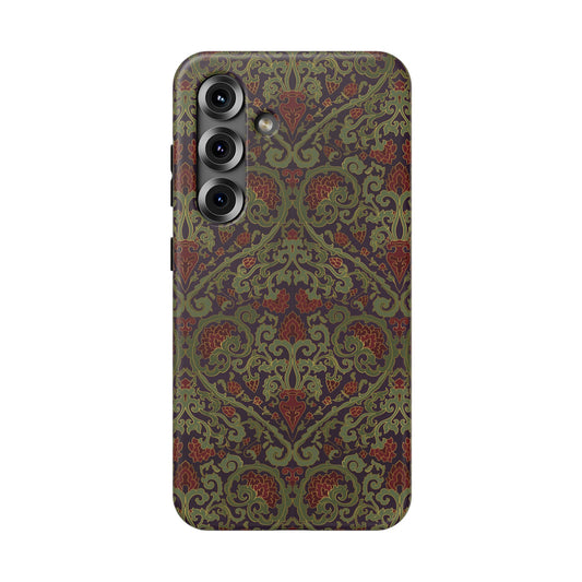 Dark Academia Vintage Tapestry Samsung Galaxy Case - Damask - LucyKay store