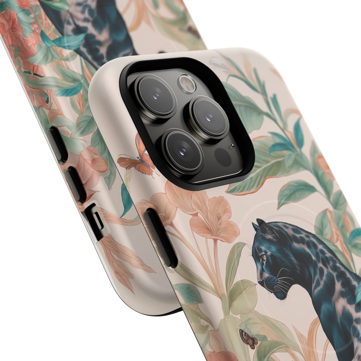 Panther Floral Tough Phone Case - LucyKay store