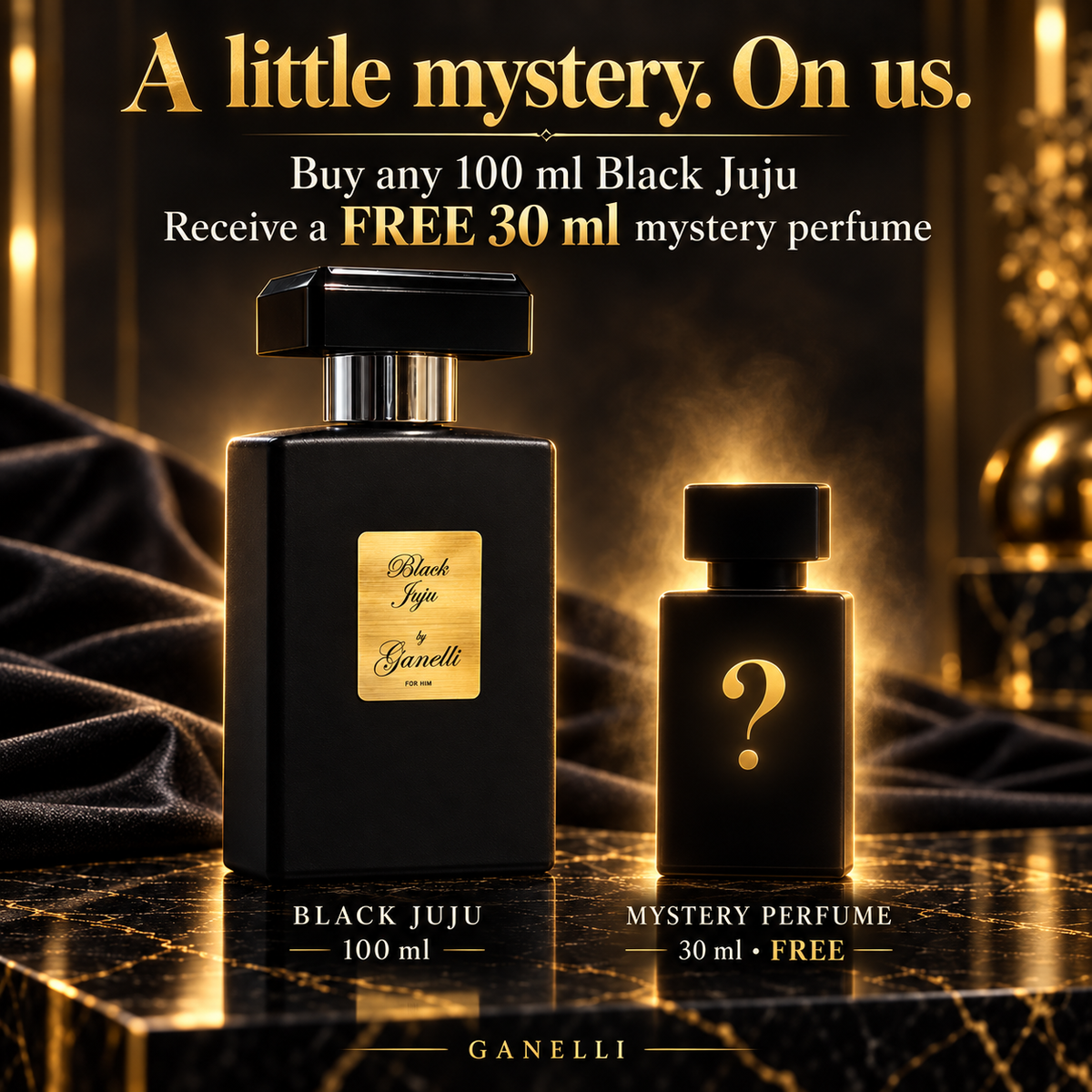 Black Juju for Him – Spicy Amber & Woody Men's Eau de Parfum