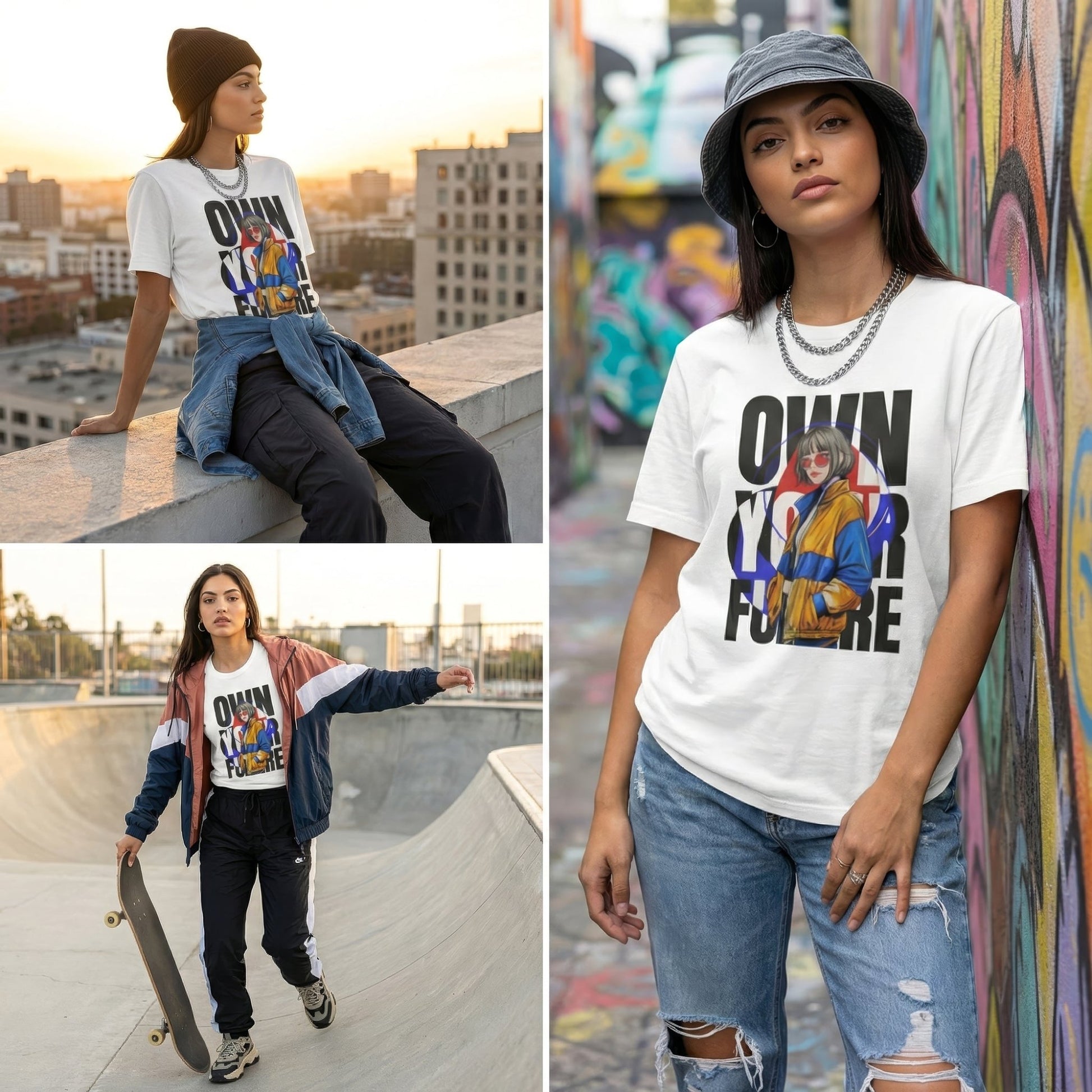 Motivational T-Shirt | Own Your Future Streetwear Graphic Tee - LucyKay store