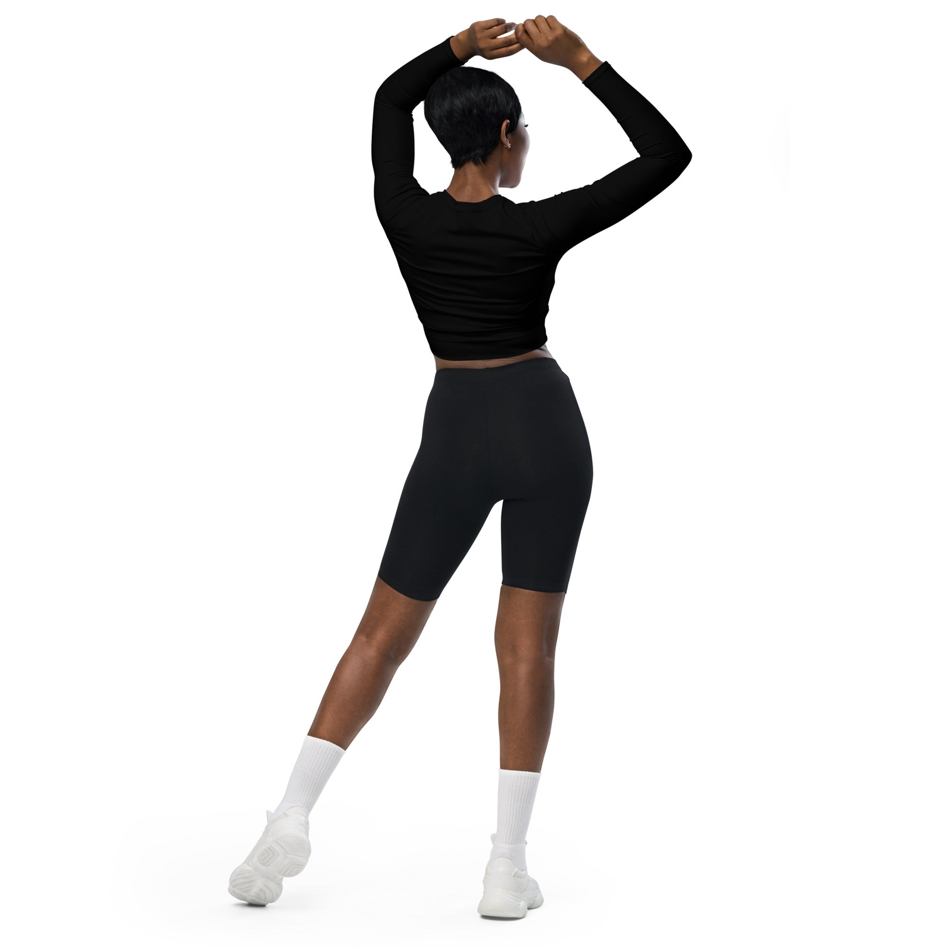 Long Sleeve Crop Top | Eco - Friendly Recycled Athletic Wear - LucyKay store