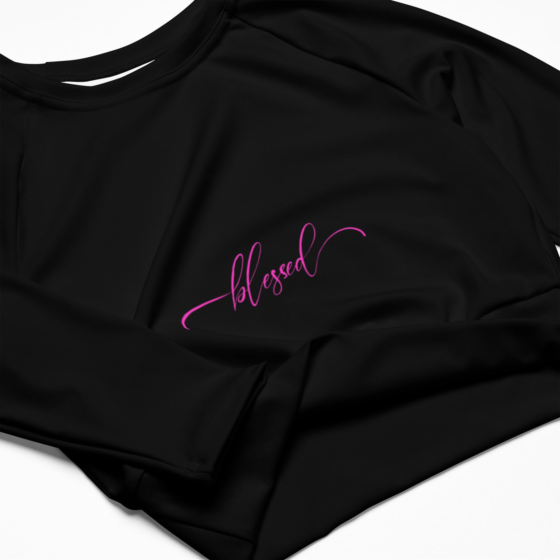 Long Sleeve Crop Top | Eco - Friendly Recycled Athletic Wear - LucyKay store