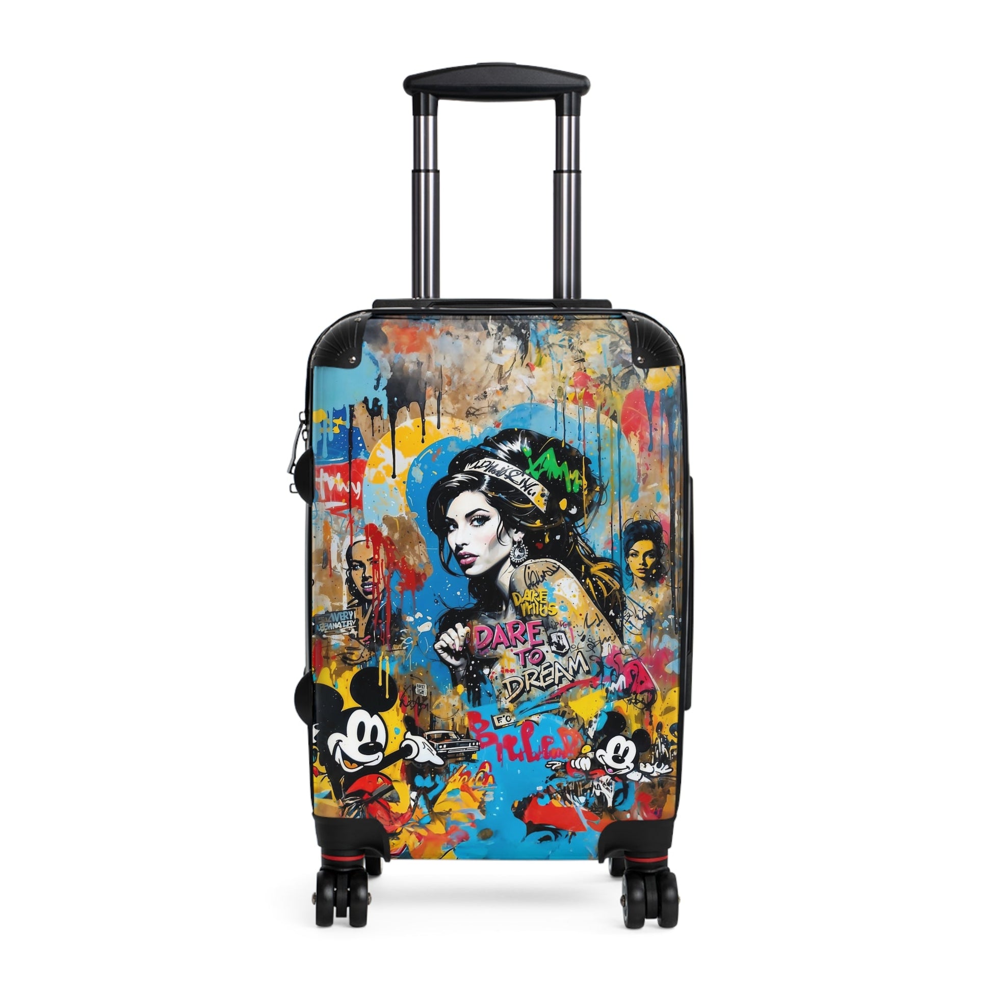 Amy Winehouse Suitcase - Graffiti Pop Art Luggage - LucyKay store