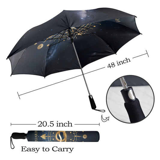 Aquarius Zodiac Umbrella - LucyKay store
