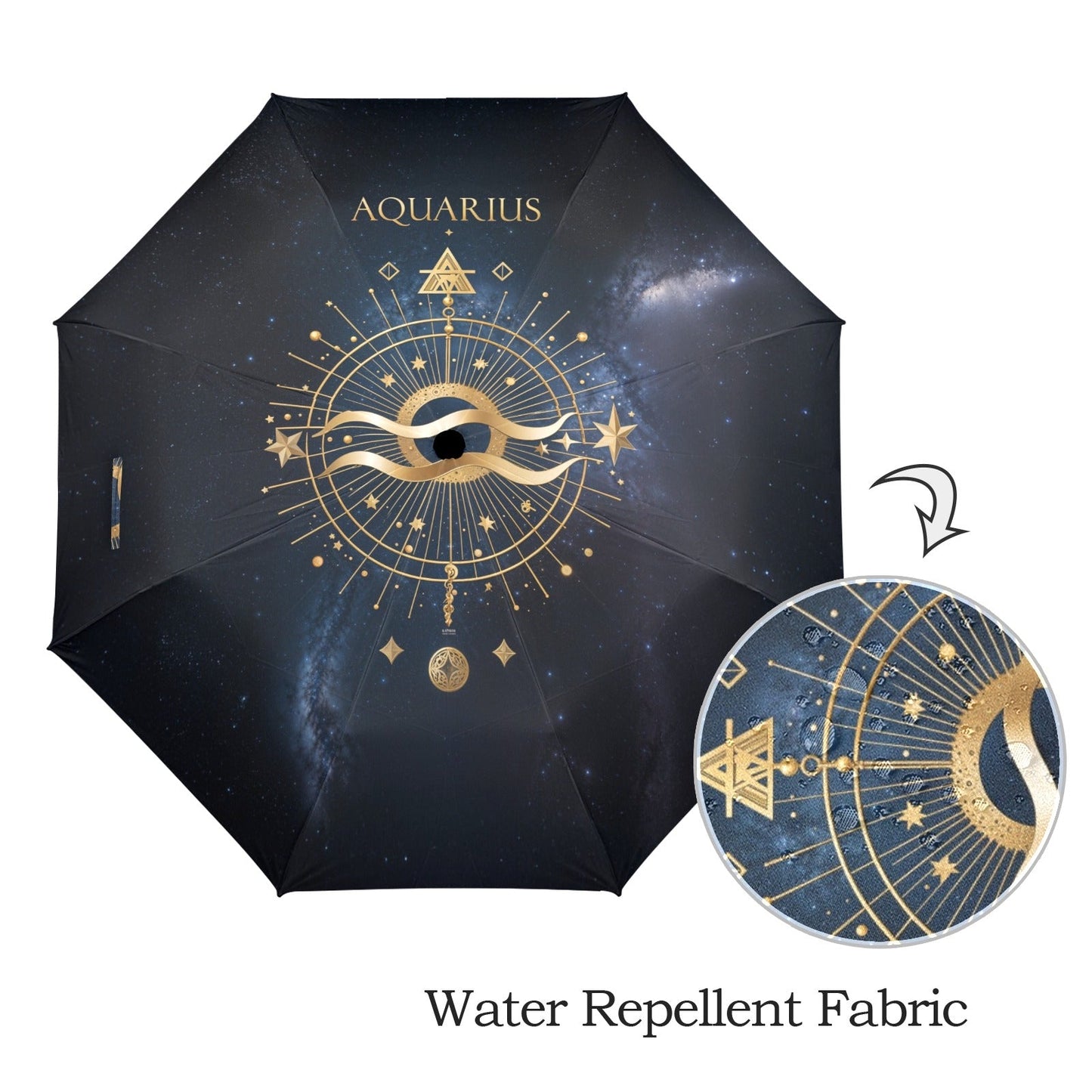 Aquarius Zodiac Umbrella - LucyKay store