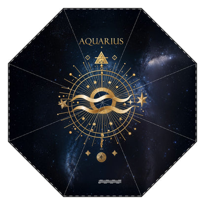 Aquarius Zodiac Umbrella - LucyKay store