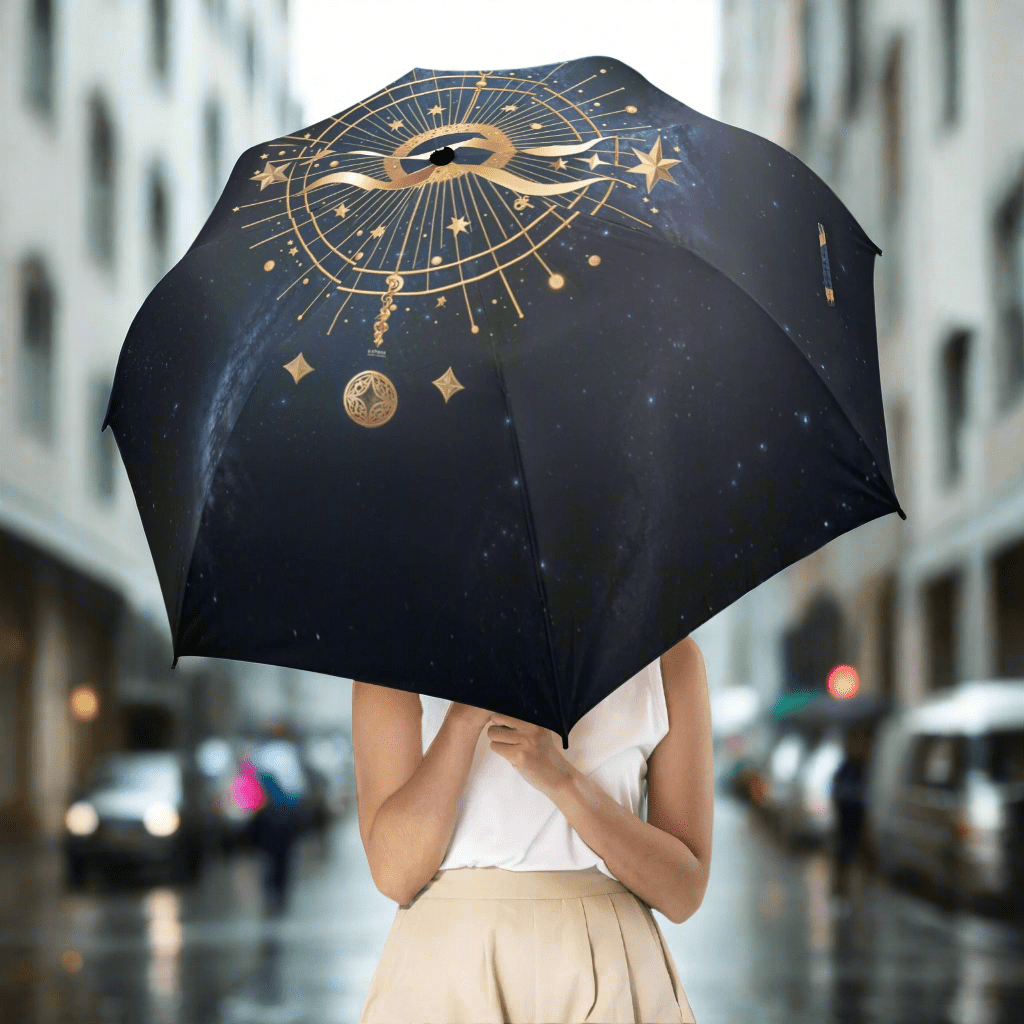Aquarius Zodiac Umbrella - LucyKay store