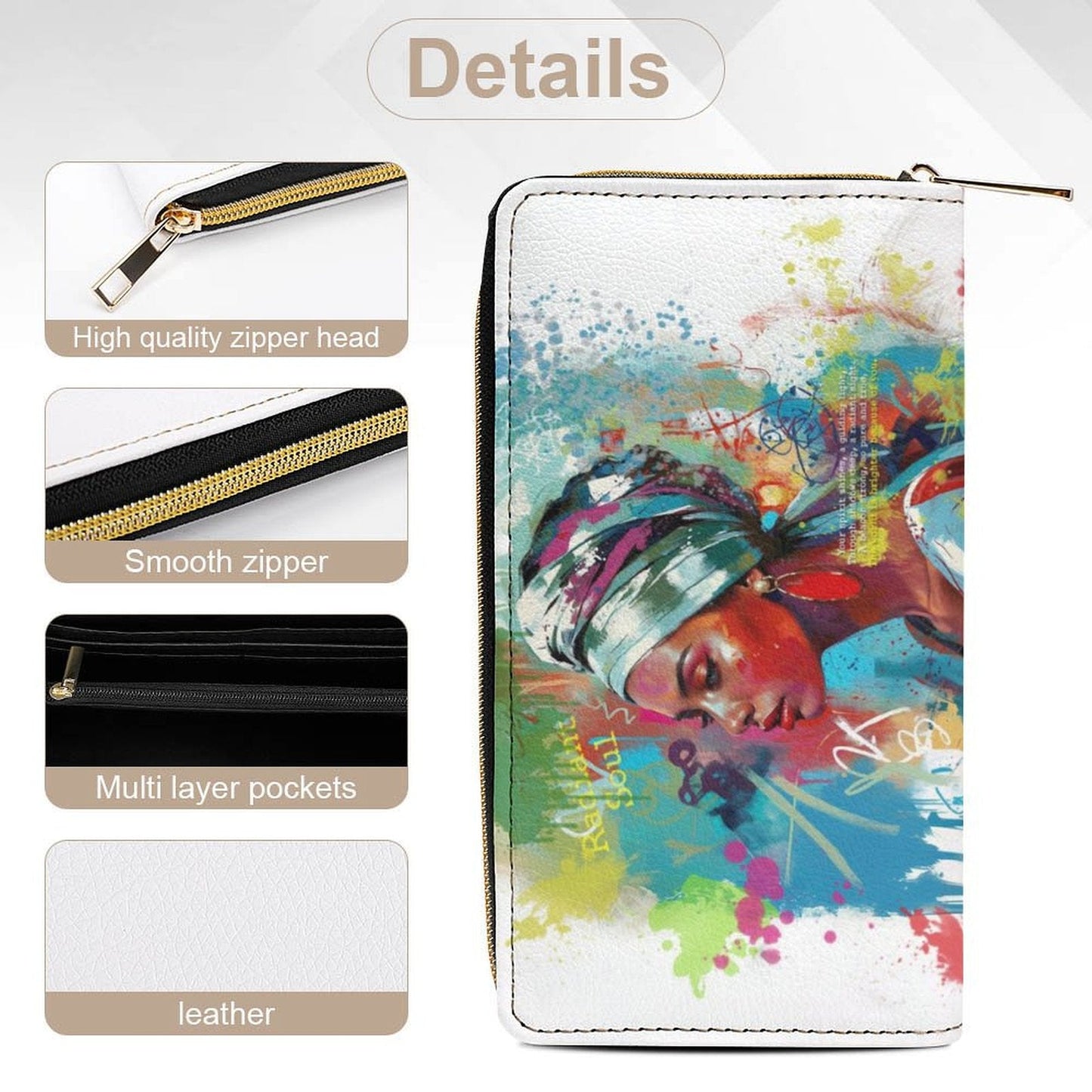 Artistic PU Leather Wallet - LucyKay store