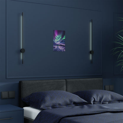 Aurora Borealis Satin Poster - Northern Lights Satin Finish Poster - LucyKay store
