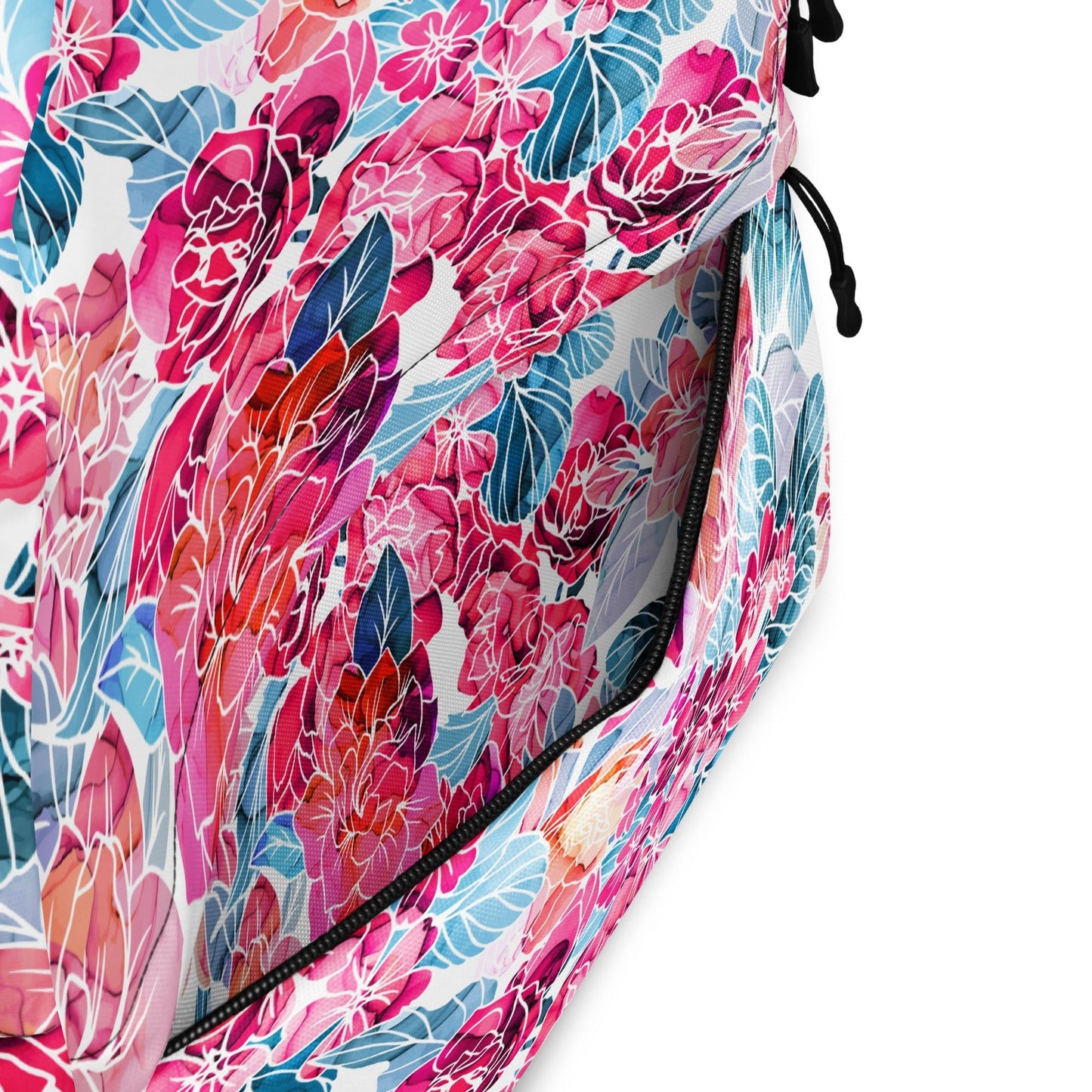 Backpack - Pink Flowers - LucyKay store