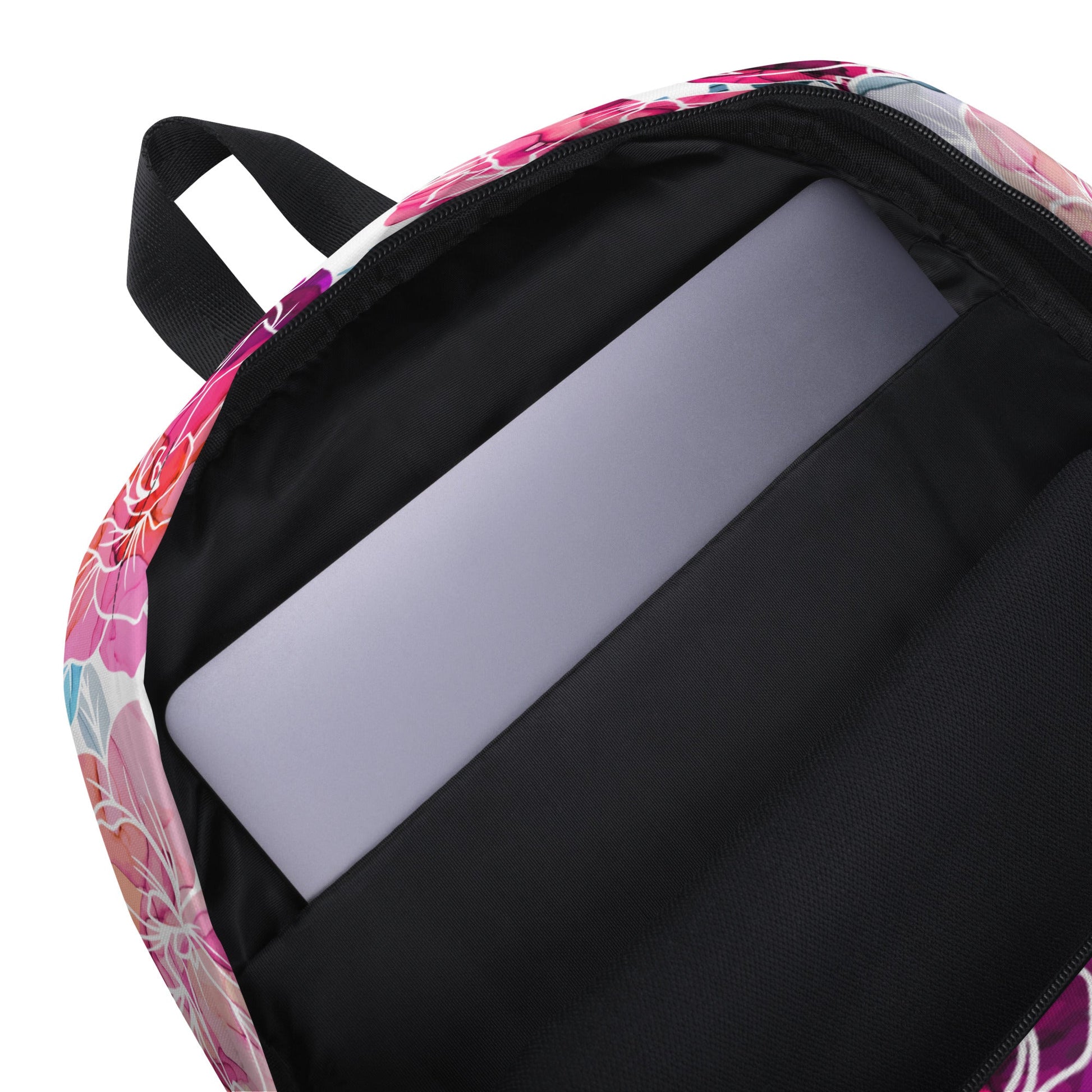 Backpack - Pink Flowers - LucyKay store