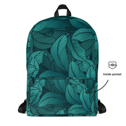 Backpack - Tropical Leafs - LucyKay store