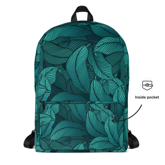 Backpack - Tropical Leafs - LucyKay store