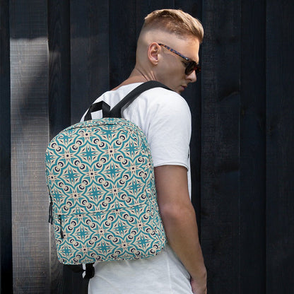 Backpack - Vintage Mosaic Pattern - LucyKay store