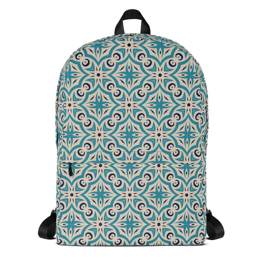 Backpack - Vintage Mosaic Pattern - LucyKay store