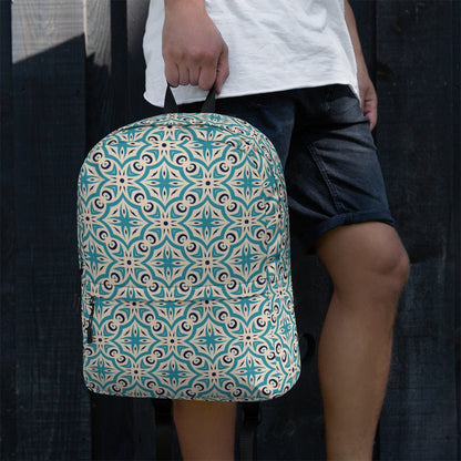 Backpack - Vintage Mosaic Pattern - LucyKay store