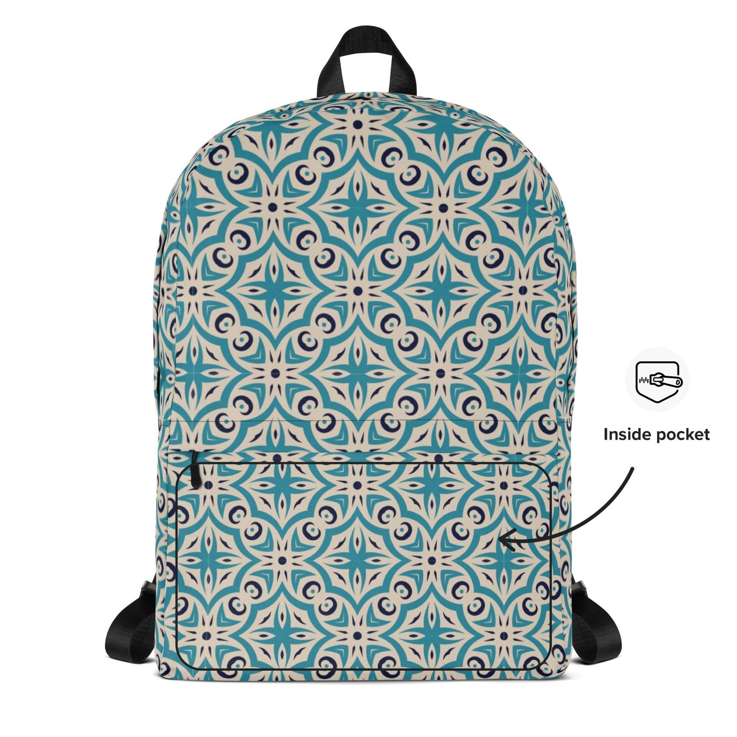 Backpack - Vintage Mosaic Pattern - LucyKay store