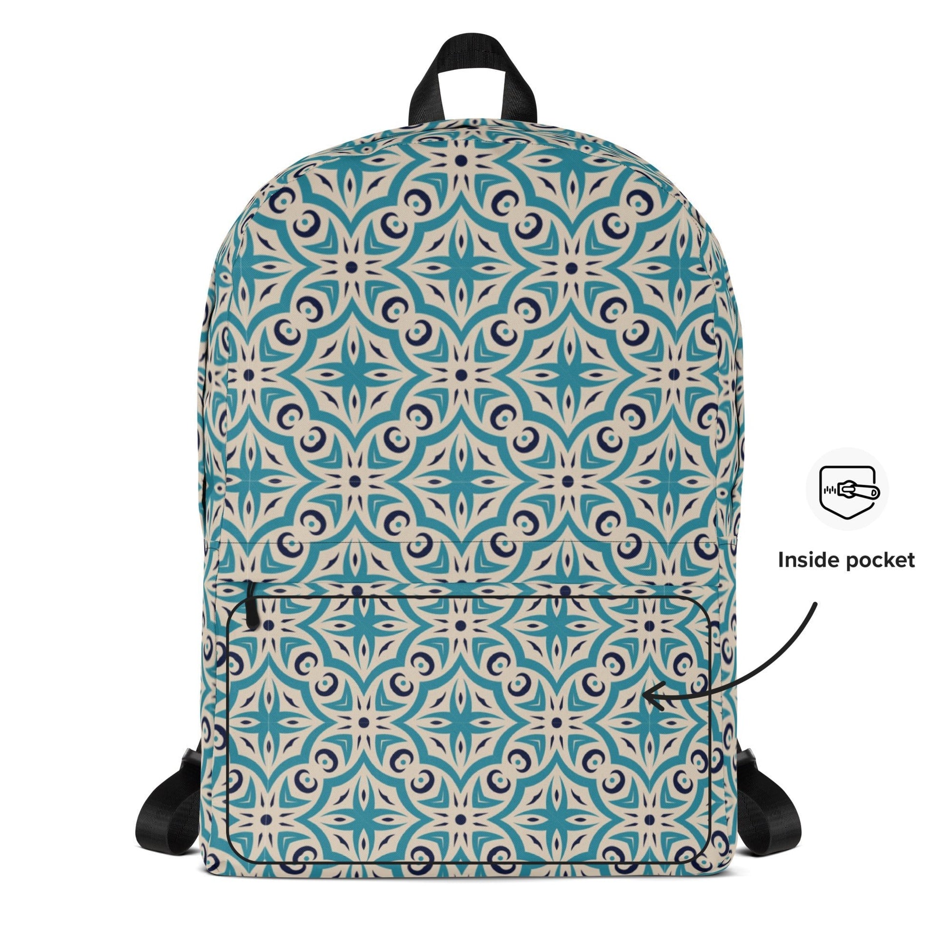 Backpack - Vintage Mosaic Pattern - LucyKay store