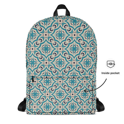 Backpack - Vintage Mosaic Pattern - LucyKay store