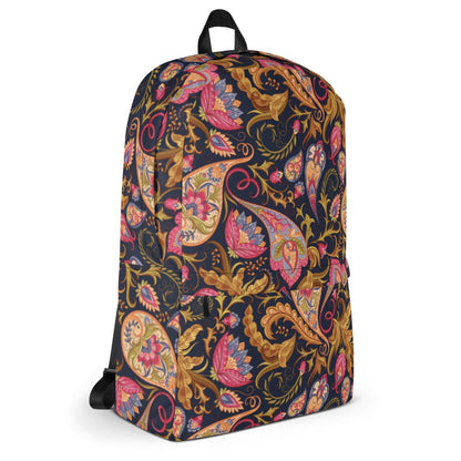 Backpack with paisley design - LucyKay store