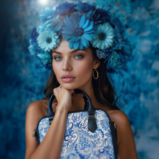 Shoulder Handbag - Blueprint - LucyKay store