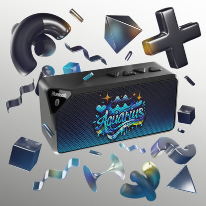 Bluetooth Speaker - Aquarius Star Sign Artwork - LucyKay store