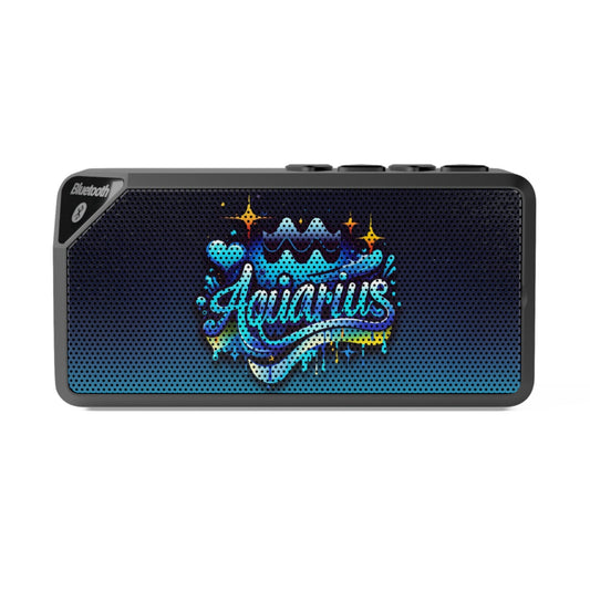 Bluetooth Speaker - Aquarius Star Sign Artwork - LucyKay store