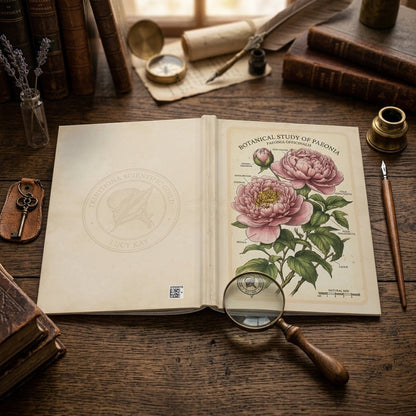Floral Hardcover Journal – Vintage Botanical Notebook - LucyKay store