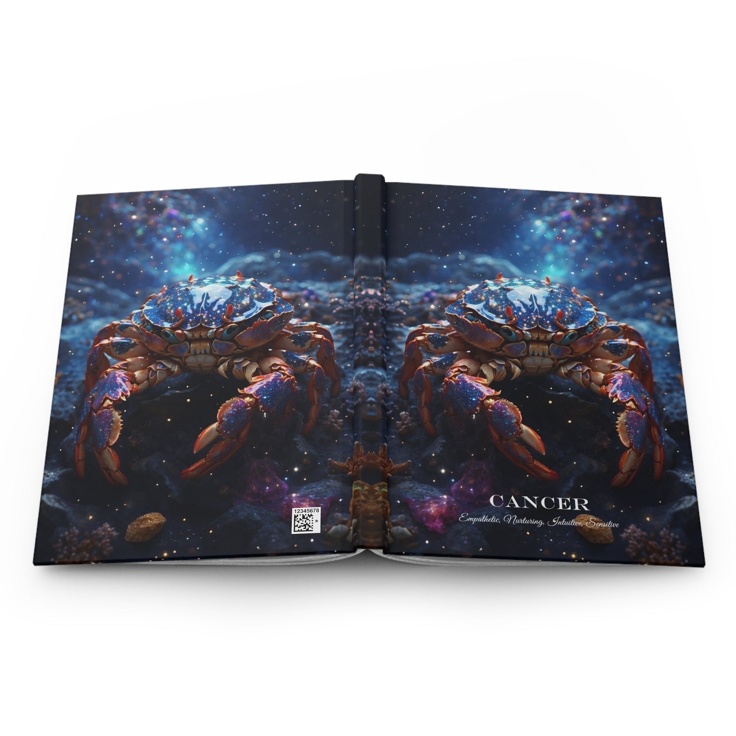 Cancer Zodiac Sign Hardcover Journal - A5 Matte Astrology Diary Notebook - LucyKay store