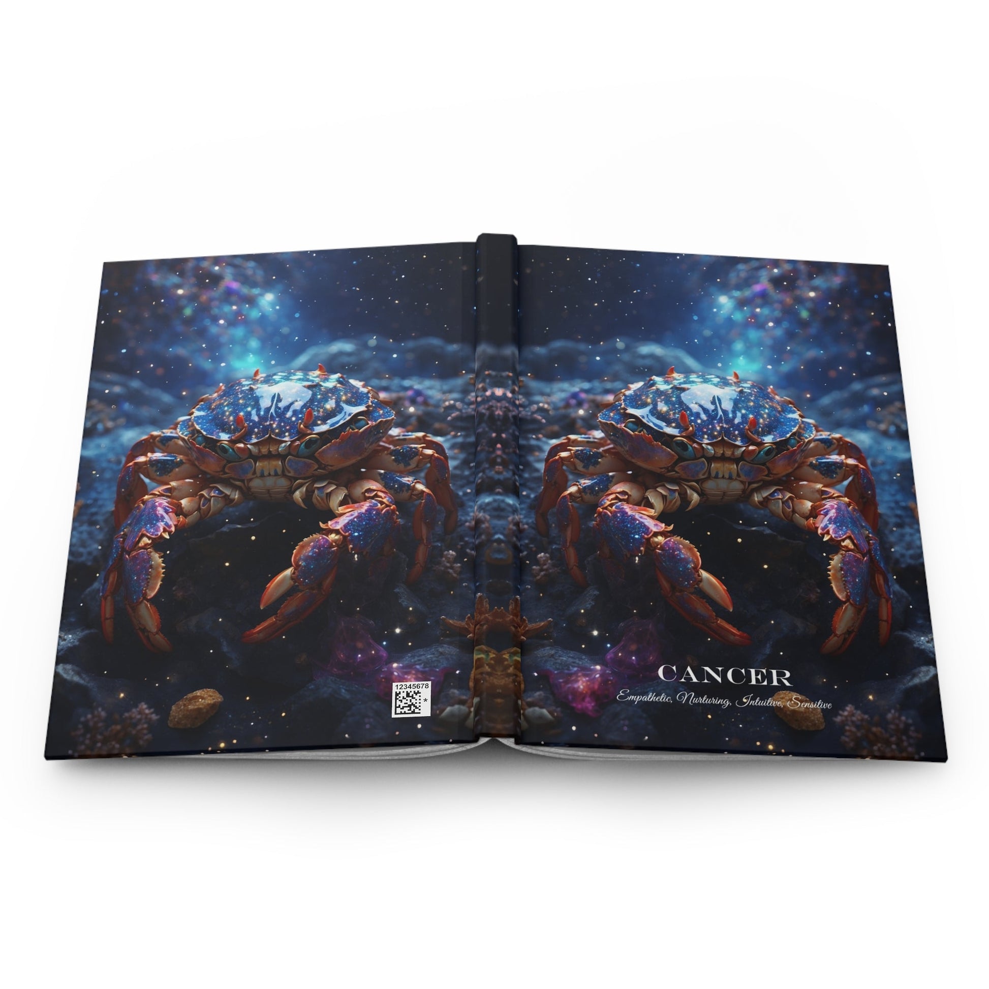 Cancer Zodiac Sign Hardcover Journal - A5 Matte Astrology Diary Notebook - LucyKay store