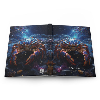 Cancer Zodiac Sign Hardcover Journal - A5 Matte Astrology Diary Notebook - LucyKay store