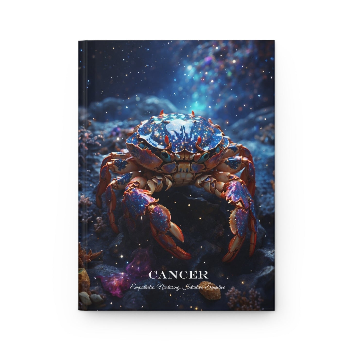Cancer Zodiac Sign Hardcover Journal - A5 Matte Astrology Diary Notebook - LucyKay store