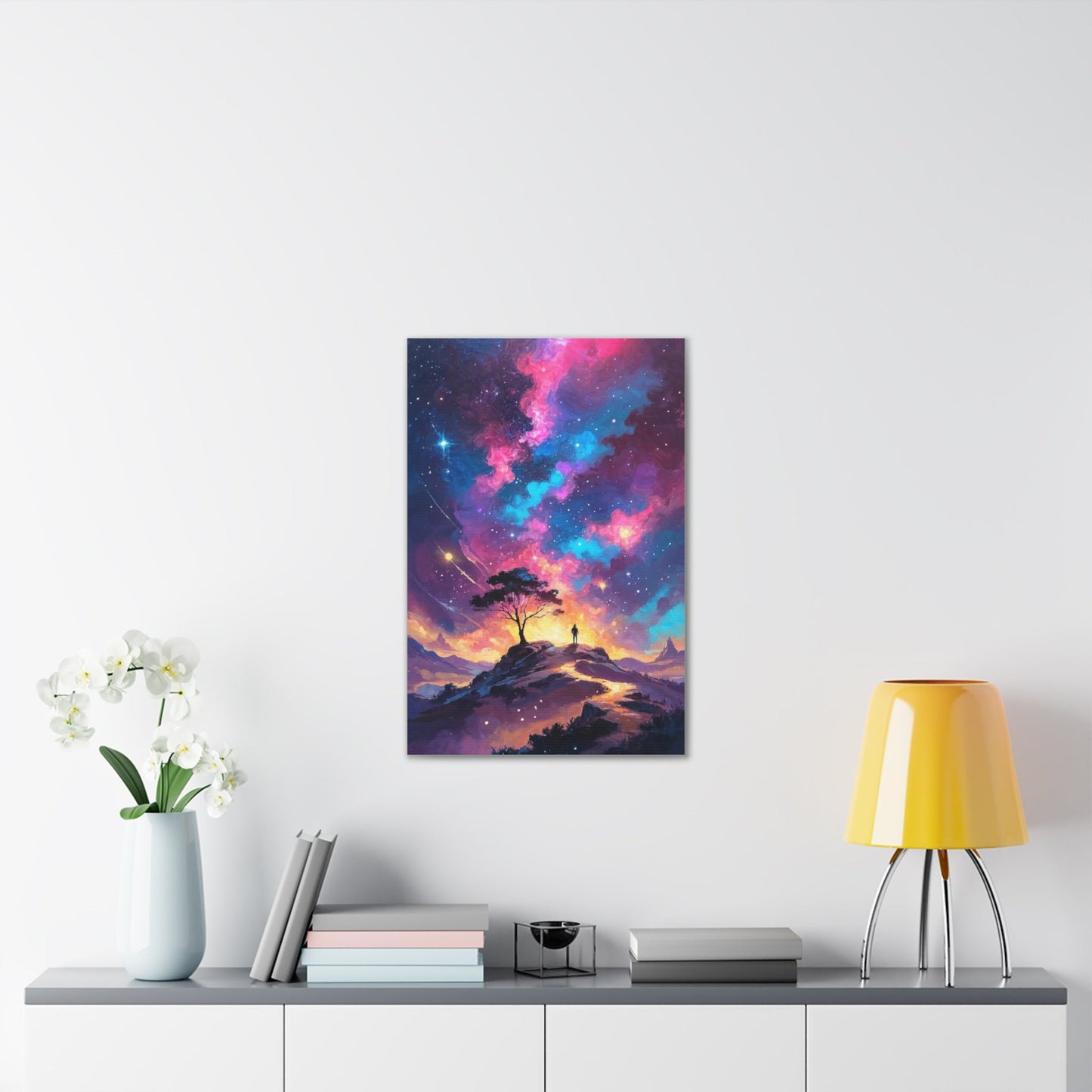 Canvas Wall Art - Cosmic Starry Night - LucyKay store