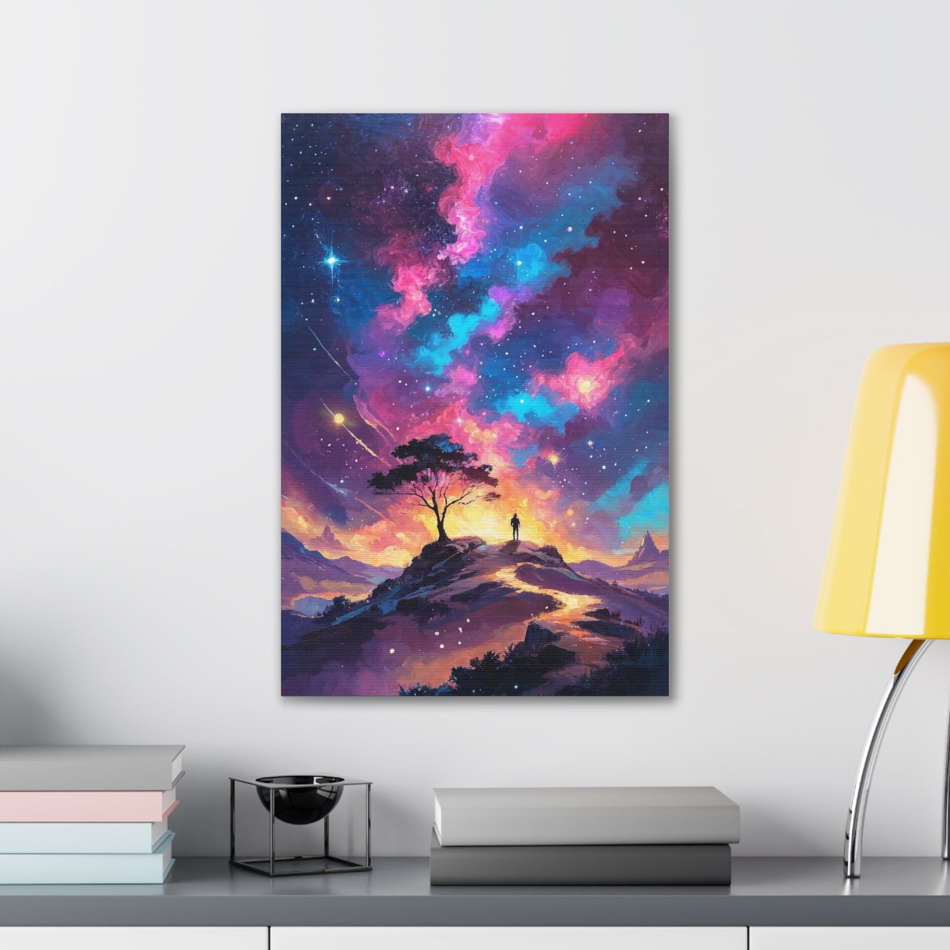 Canvas Wall Art - Cosmic Starry Night - LucyKay store