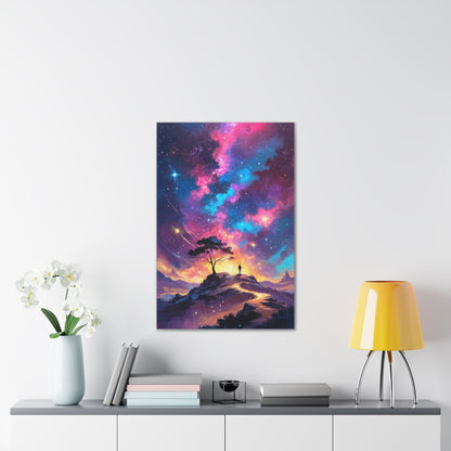 Canvas Wall Art - Cosmic Starry Night - LucyKay store