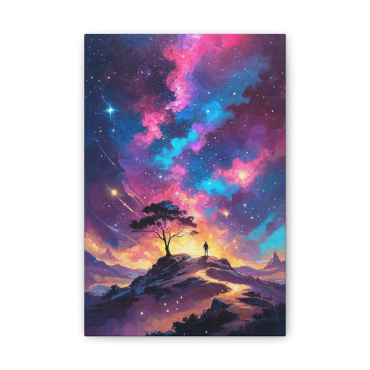 Canvas Wall Art - Cosmic Starry Night - LucyKay store