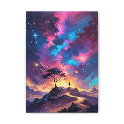Canvas Wall Art - Cosmic Starry Night - LucyKay store